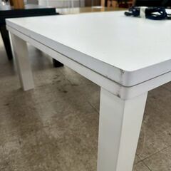 ★リユースのサカイ高崎店★TJ13298 樋口木材家具 こたつ 白 H38×D80×W120 クリーニング済みの画像