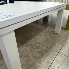 ★リユースのサカイ高崎店★TJ13298 樋口木材家具 こたつ 白 H38×D80×W120 クリーニング済みの画像