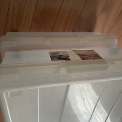 コミックケース2つ　　　　収納ケースの画像