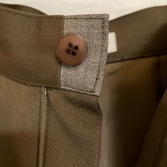 ノーカラージャケット　パンツセットアップの画像