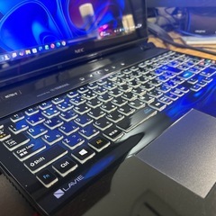 ノートパソコン NEC LaVie Windows11 25H2 CPU i7-6500U メモリ16GB SSD M.2 512GB+HDD1TB Blu-ray Office2021 タッチパネル搭載の画像