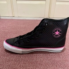 【新品】CONVERSE ALL STAR ブラック/ピンク 27.5cmの画像