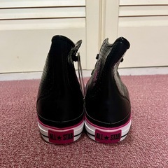 【新品】CONVERSE ALL STAR ブラック/ピンク 27.5cmの画像