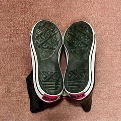 【新品】CONVERSE ALL STAR ブラック/ピンク 27.5cmの画像