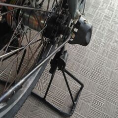 自転車店から出品です。　9年使用の3人乗り対応の電動アシストの画像