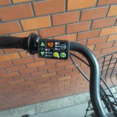 自転車店から出品です。　9年使用の3人乗り対応の電動アシストの画像