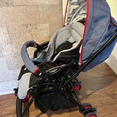 西松屋　説明書あり。ベビーカー　A型　　の画像