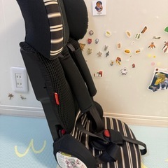 TVA チャイルドシート ブラック/ストライプの画像