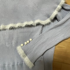 JILL by JILL STUARTのケープリブニットワンピースです☺️の画像