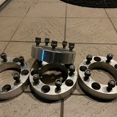 ジムニー　139.7から135  5穴変換　スペーサーの画像