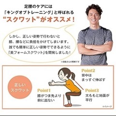 美フォームスクワットチェアの画像