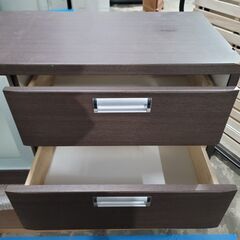 NITORI/ニトリ ローボード フーガ120 ダークブラウン系 W1200×D450×H500mm 家具 収納 25k菊Eの画像