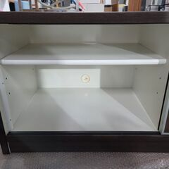 NITORI/ニトリ ローボード フーガ120 ダークブラウン系 W1200×D450×H500mm 家具 収納 25k菊Eの画像
