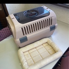 ペット用キャンピングキャリー　Ｗドア　Ｍ  Richellの画像