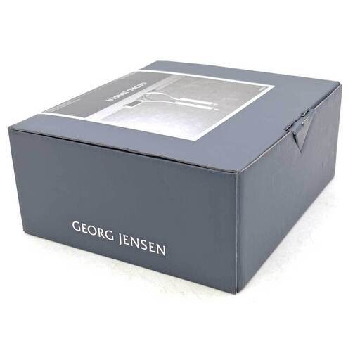 【未使用】GEORG JENSEN ジョージ ジェンセン キャンドルホルダー COBRA コブラ 2個セット 全高16cm ステンレス