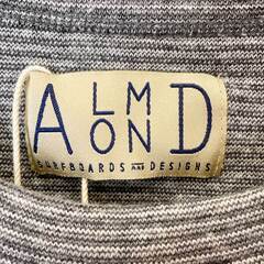 【未使用】Almond Surfboards & Design アーモンド サーフボード デザイン RIB KNIT LS リブ ニット ロングスリーブ M ブラック TK2142 ユニセックスの画像