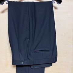 メンズスーツ　黒　上下セットXLの画像