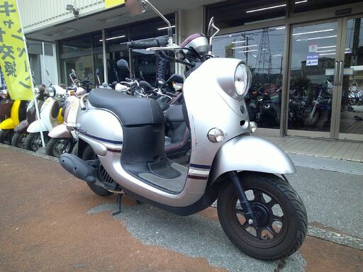 NO.5533　ビーノ（ＶＩＮＯ）　ＹＡ０２　水冷４サイクルエンジン　フューエルインジェクション　シガーソケット電源　シルバー　☆彡