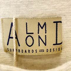 【未使用】Almond Surfboards & Design アーモンド サーフボード デザイン RIB KNIT 6.5/S TEE ラグラン Tシャツ リブ ニット L ナチュラル TK2225 ユニセックスの画像