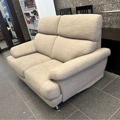 格安★ニトリ　コウテイ　ハイバックソファ　ファブリックソファ　2人がけの画像