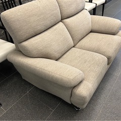 格安★ニトリ　コウテイ　ハイバックソファ　ファブリックソファ　2人がけの画像