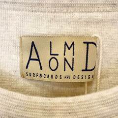 【未使用】Almond Surfboards & Design アーモンド サーフボード デザイン RIB KNIT 6.5/S TEE ラグラン Tシャツ リブ ニット L ナチュラル TK2225 ユニセックスの画像