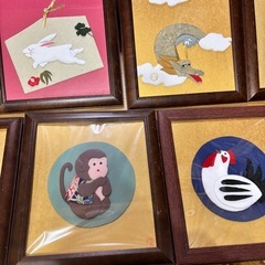 干支　飾り絵の画像