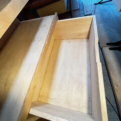 木製陳列棚 ゴンドラ 什器 シェルフ 引出し付き ②の画像