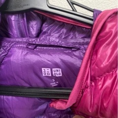 ウルトラライトダウンジャケット　ピンク色　Sサイズの画像
