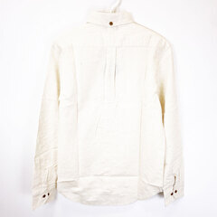 【未使用】Almond Surfboards & Design アーモンド サーフボード デザイン HEMP WOVEN 長袖 シャツ M キナリ IVSH2019S ユニセックスの画像