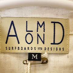 【未使用】Almond Surfboards & Design アーモンド サーフボード デザイン HEMP WOVEN 長袖 シャツ M キナリ IVSH2019S ユニセックスの画像