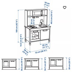 IKEA おままごとキッチンの画像
