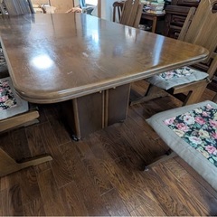 ダイニングテーブルセット(椅子6脚、椅子1脚のみも可)の画像