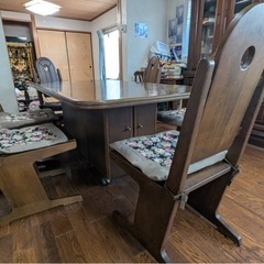 ダイニングテーブルセット(椅子6脚、椅子1脚のみも可)の画像