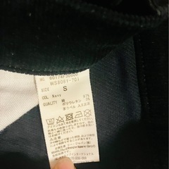 ブラックコーデュロイパンツの画像