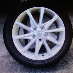 美品! バリ山! トヨタ  アルファード ヴェルファイア 純正ホイール　ホイールセット　 1本　215/50Ｒ17 　　　5000円の画像