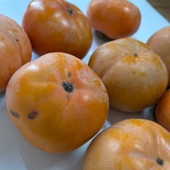 柿 無農薬 約2キロ　10個の画像