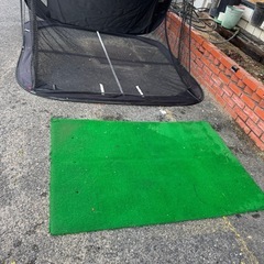 土日展示しています＊spornia❇︎ゴルフネット❇︎マット付きの画像