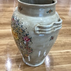 陶器製　手持ち付き壺【町田市再生家具】252289の画像