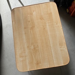 折りたたみテーブル 2個セット ＋ タオルハンガーラック 1個の画像