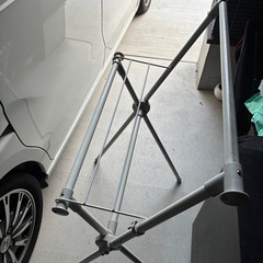 折りたたみテーブル 2個セット ＋ タオルハンガーラック 1個の画像