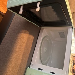 レトロ風　電子レンジ
の画像