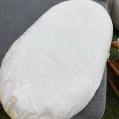 レトロ　ヴィンテージ　ラタンゆりかご　ベビーベッドの画像