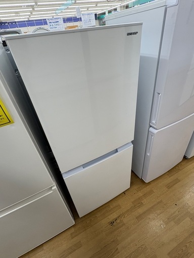 【ドリーム川西店限定】☆ジモティー見たよ割引☆ シャープ/w冷蔵庫/152L/SJ-15E9-W/21年  クリーニング済み 【2125560000033323】