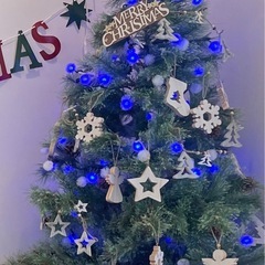 クリスマスツリー　180cm 北欧　オーナメント付きの画像