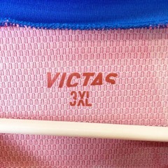 ヴィクタス ゲームシャツ 半袖 JTTA 卓球 3XL ピンク VICTASの画像