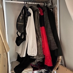 スチールラック。ハンガーラック。の画像