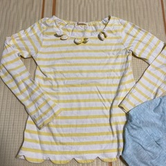 女の子　ロンT 3枚セット 130cmの画像