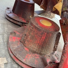 （3）スター ディスクモア MDM1300 牧草 刈取 ディスク モア 2連 飼料 農機具 ジョイント付 中古 引き取り限定の画像