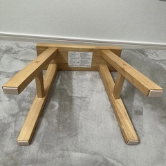 無印良品　muji 木製ベンチ　ベンチ　木製　サイドテーブル　ラバーウッド の画像